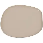 Homebound metalen dienblad, kleur: zandbeige, glanzend