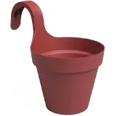 Artevasi Capri Single balkon hangpot donkerrood 20 cm