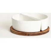 Homla | Set | FINCAN | kom op acacia standaard | set van 3 | 793714