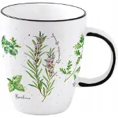 Easy life Elegante Porseleinen Mok Kruiden Boho Retro 350 ml