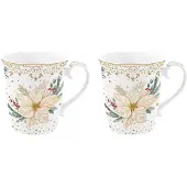 Marco polo Easy Life Porseleinen Kerstmokkenset (2 stuks, 275 ml)