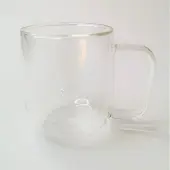 Smarthome Set van 2 Thermische Glazen Mokken 350ml - Dubbelwandig