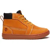 Timberland Youth Lisbon Street Mid Lace Up With Zip Sneaker Wheat Nubuck-Schoenmaat 34
