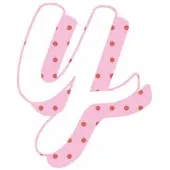Lilipinso muursticker letter y roze