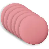 vidaXL Kussensloop 6 st HEERLEN Roze Diam. 50 cm Stof