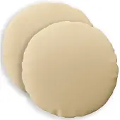 vidaXL Kussensloop 2 st HEERLEN Beige Ø 60 cm Polyester