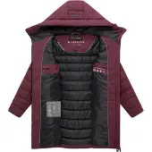 MARIKOO Functionele mantel 'Nanoraa 16' bordeaux