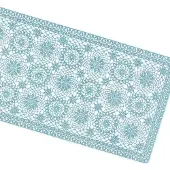 Unique living tafelloper amira vinyl 40x150cm sage