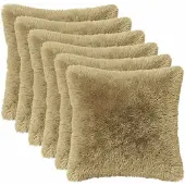 vidaXL Kussen 6 st HEERLEN Lichtgrijs 50 x 50 cm PV Fleece