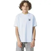 Garcia T-shirt met backprint lichtblauw Jongens Katoen Ronde hals Backprint - maat 140