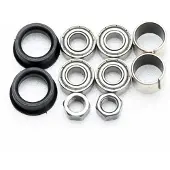 HT Components Nano P, PA01, PA12,PA12A Pedalen Kit Zilver