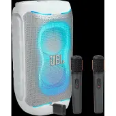 JBL Partybox 130 Wit + Draadloze Microfoonset