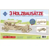 Pebaro Houten bouwpakket klassieke auto's Oldtimer