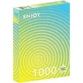 Enjoy Puzzle Circle Gradient Number Four Puzzel (1000 stukjes)