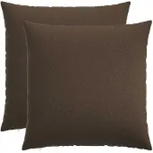 vidaXL Kussensloop 2 st HEERLEN Taupe 70 x 70 cm Stof