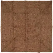vidaXL Gebied Tapijt Grijs 160 x 160 cm Jute