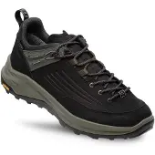 Grisport Outlander low zwart groen wandelschoenen uni