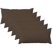 vidaXL Kussensloop 6 st HEERLEN Taupe 40 x 70 cm Stof