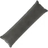 vidaXL Kussen met kussen HOUTEN Donkergrijs 40 x 145 cm fluweel