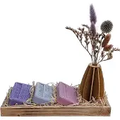 Marseille Verwenpakket 'Purple Harmony'– -Zeep & Droogbloemen | Natuurlijke ingrediënten| Cadeau set | Welnessmoment