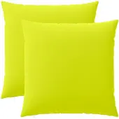 vidaXL Kussensloop 2 st HEERLEN Heldere Groen. 60 x 60 cm Polyester