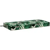 vidaXL Bankkussen SOEST 100% Polyester Bladpatroon 60 x 40 x 8 cm