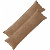 vidaXL Kussensloop 2 st HOUTEN Bruin 40 x 145 cm Chenille Stof