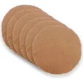 vidaXL Kussensloop 6 st HEERLEN Beige Diam. 30 cm Bouclé