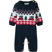 Name it Biologisch Katoen Jumpsuit 62 EU Jongens