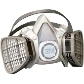 3M Half Face-piece Organic Vapor Respirator Grijs