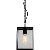 Astro Homefield, hanglamp, 240, zwart/helder glas, E27, IP23
