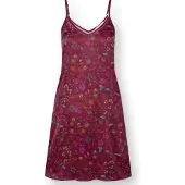 Pip studio - Disa Nachtjurkje Flora Bangalore - maat S - Rood