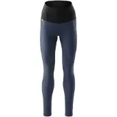 Gonso - Women's Essential Tight High Waist Therm - Fietsbroek 48, blauw