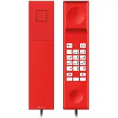 Snom FELRODE analoge telefoon - geschikt voor wandmontage - noodtelefoon - e303a - rood