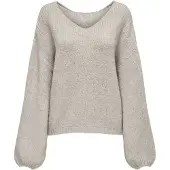 JDY Trui 'JDYDINEA' taupe