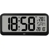 ADE Digitale Xl Klok Met Xxl-cijfers Radiogestuurd - Incl. 4x Aa