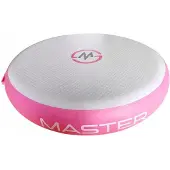 Master Airspot gymnastiekmat, 100 x 20 cm, roze en grijs