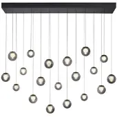 Paul Neuhaus 19-lichts hanglamp Pure Popup mystic grey