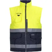 Hydrowear Metz 043446yn Giletz Antistatisch Brandvertragend Geel/marine | Maat: XL