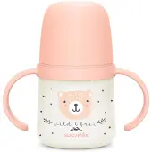Suavinex Wild & Free Beker Met Handvaten - 150ml - 6Mnd+ - Roze