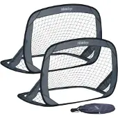 Northix 2 opklapbare voetbaldoelen