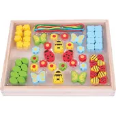 Bigjigs Toys Houten Kralenbox Tuin