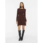 Vila Vihellie Kort Gebreide Jurk S EU dames