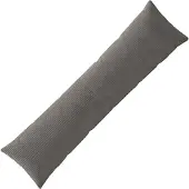 vidaXL Kussensloop ALMELO Donkergrijs 40 x 145 cm corduroy