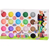 Playgo klei speelset luxe - 20 kleurrijke kleipotjes voor kinderen.