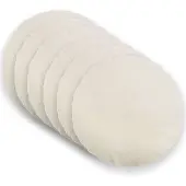vidaXL Kussensloop 6 st HEERLEN Crèmekleurig Diam. 60 cm Bouclé