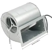 OEM Centrifugaalventilatoren, hoge efficiëntie, duurzame constructie, zilverkleurig