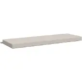 vidaXL Bankkussen SOEST 100% Polyester Wit 150 x 50 x 8 cm