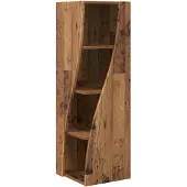 vidaXL Hoekkast 32x32x102cm Bewerkt hout Oudhout