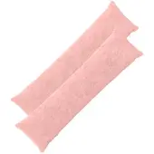 vidaXL Kussensloop 2 st HEERLEN Roze 40 x 145 cm Nep Konijnenbont